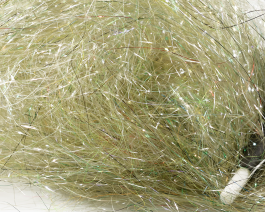 Baitfish ULTRA Sparkle Dubbing, Light Olive UVR / 27